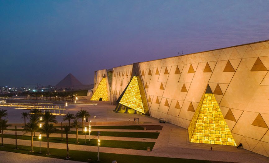 The Grand Egyptian Museum, Giza, near Pyramids Plateau, Egypt